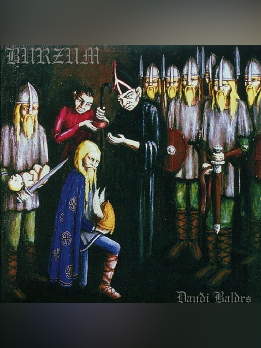 Burzum Daudi Baldrs LP Black Vinyl Gatefold Jacket Record Black Metal Ambient